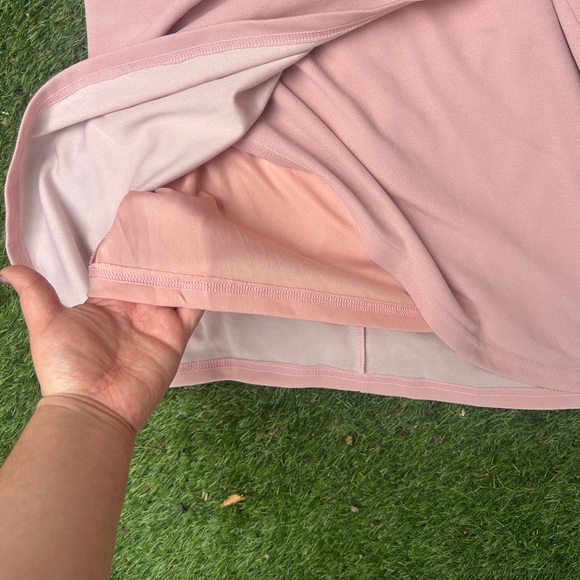 Pink Off-Shoulder Dress - Picture 5 of 6